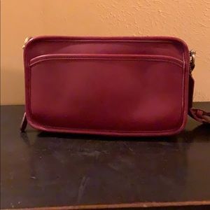 Vintage Coach Multi Zip bag